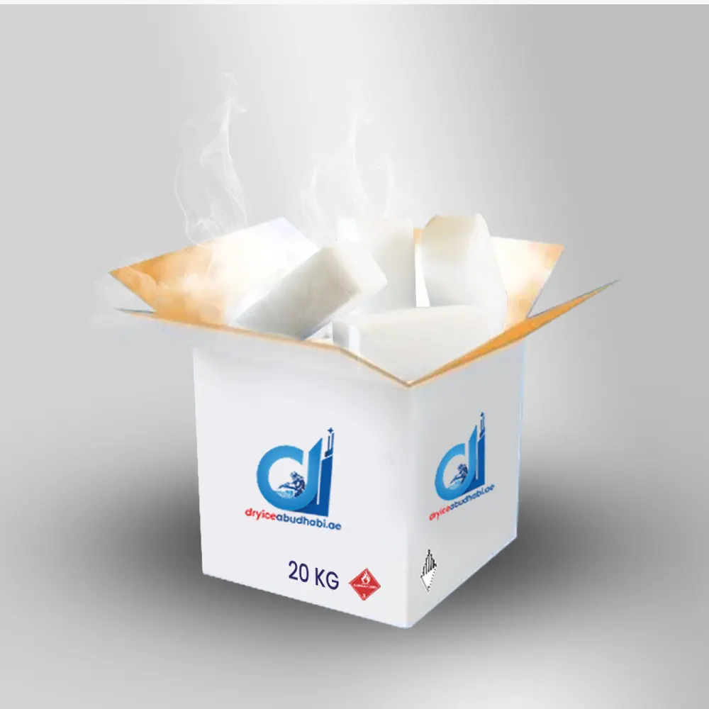 Cryogenic blue safety gloves 48cm for handling dry ice and liquid nitrogen in Abu Dhabi